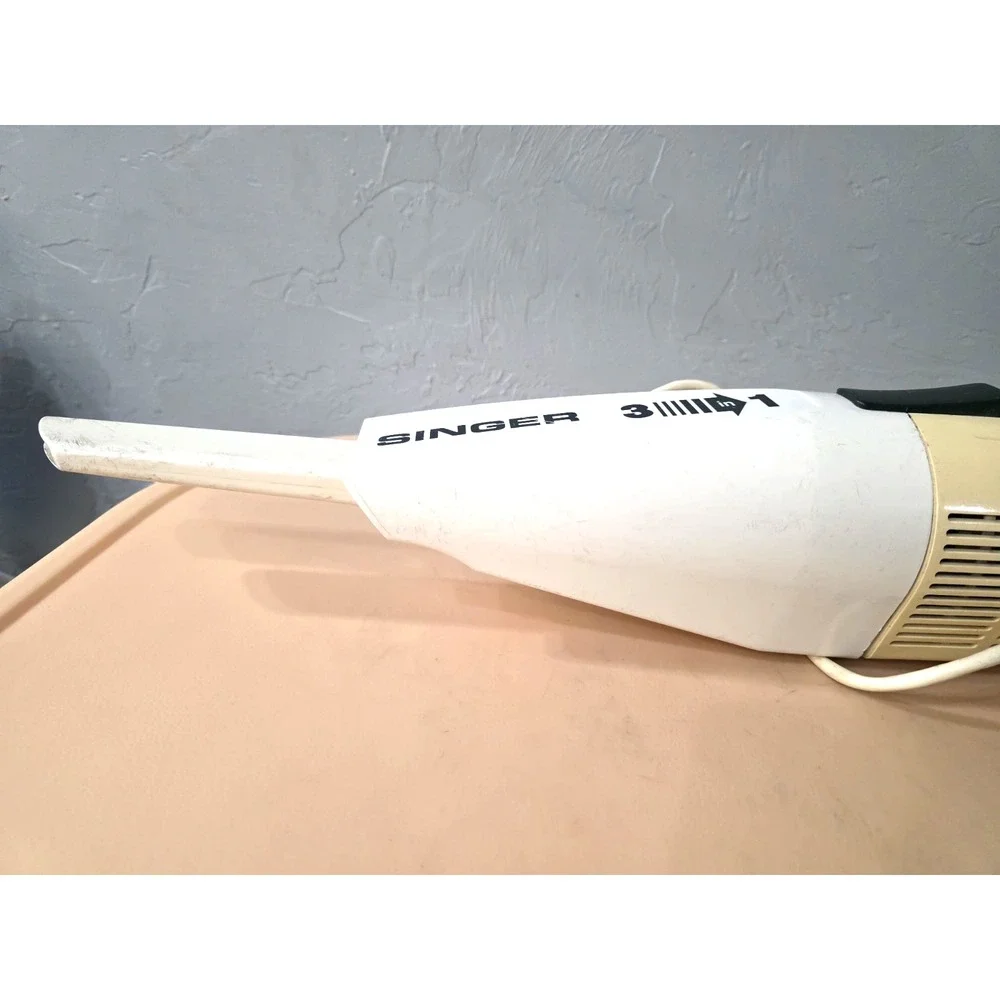 Vintage Singer 3 In‎ 1 Hand Held Vacuum Model 3HV100 Vacuum Cleaner Tested Works - Picture 8 of 12
